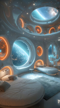 A Space Hotel Room