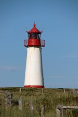 Fototapeta na wymiar Lighthouse List-Ost on the island Sylt