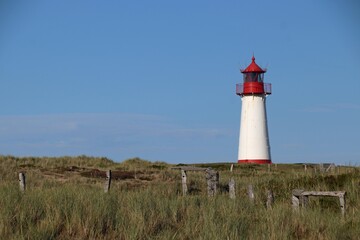 Lighthouse List-Ost on the island Sylt

