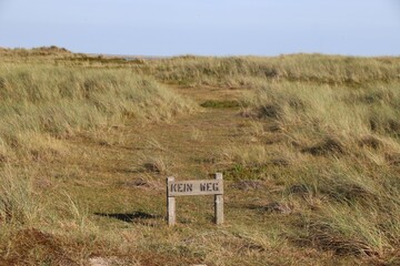 Sylt, Düne, kein Durchgang, küstenschutz