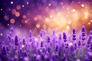 Lavender glow particle
