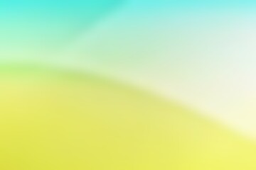 Abstract blurred background image of blue, green, yellow colors gradient used as an illustration. Designing posters or advertisements.