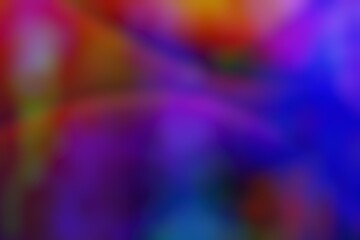 Abstract blurred background image of blue, red colors gradient used as an illustration. Designing posters or advertisements.