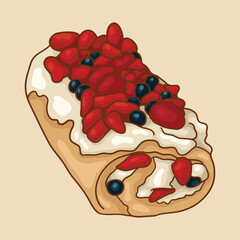 Berry Pinwheel Cake Roll. Popular types of cake roll