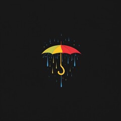 umbrella with rain