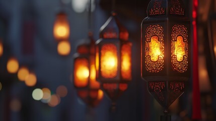 Obraz na płótnie Canvas Islamc Lantern on Ramadan 