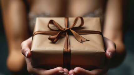 Hand-held gift boxes prepared to give to important people on various special occasions. - obrazy, fototapety, plakaty