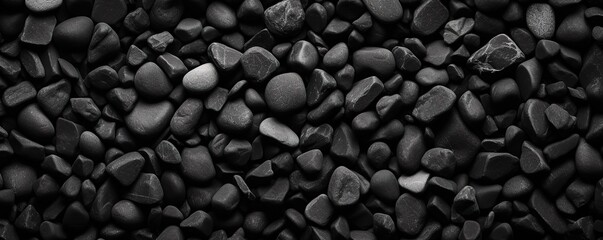 Fototapeta na wymiar A pile of shiny black coal. generative AI