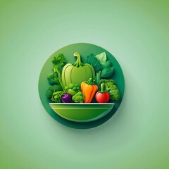 vegetables on a plate