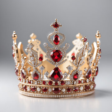 Women crown isolated on white background