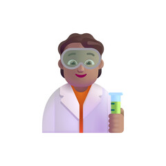 Scientist: Medium Skin Tone