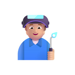 Factory Worker: Medium-Light Skin Tone