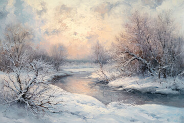 Winter Landscape illustration