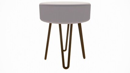 3D Minimalist and elegant cafe chairs