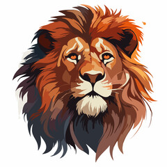 lion head vector