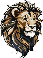 lion head vector