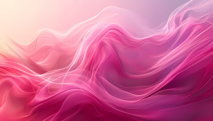 A vibrant mix of pink, lilac, magenta, and violet hues swirl together in an abstract masterpiece, evoking a sense of artistic beauty and feminine grace on a delicate peach background