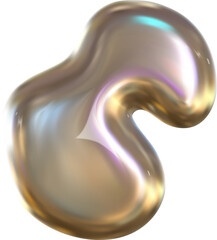 3d y2k chrome glossy silver element. Abstract shape chrome metal render. Y2K form abstract. Vector illustration 3d render.