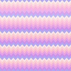 Unicorn waves zig zag seamless background texture. Popular zigzag pastel chevron pattern on white background