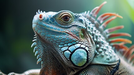 Obraz premium wild wizard face closeup shot