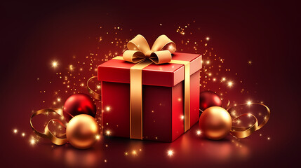 Gift box background. Black Friday sale. Birthday, children's day, valentine's day and wedding gift background