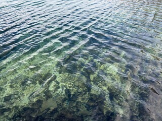 Sea Bay waves mountains Montenegro Kotor city