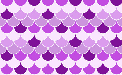 Scale Fish unicorn vivid background. Pattern skin fish. Scaled dragon underwater sea texture. Shape print snake. Fish scale element. © Tanita
