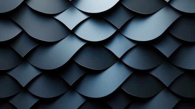 Black dark abstract background with shapes, honeycombs, patterns and grids
