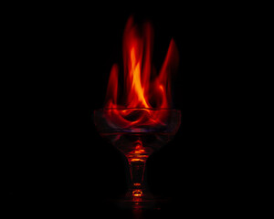 glass of fire