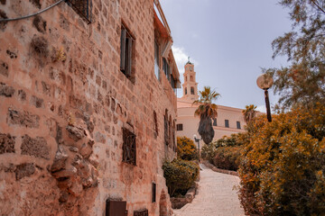 Historic St. Peter's Church in Old Jaffa, Israel