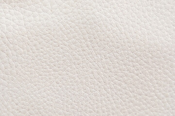 White leather texture is used as a luxurious classic background.