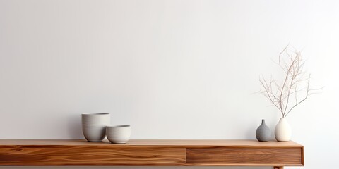 Contemporary home decor with table object and room concept