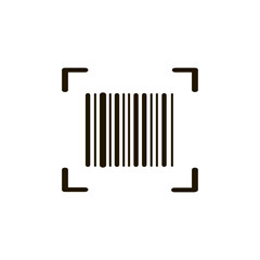 Bar code scan doodle icon. Vector illustration for marketing and electronic commerce.