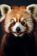 Close-up of a Red panda (Ailurus fulgens)