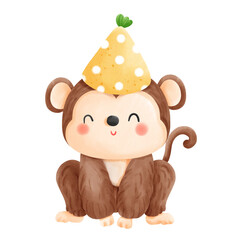 Obraz premium Baby Boy Monkey