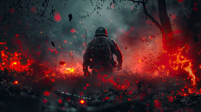 Soldier at World War