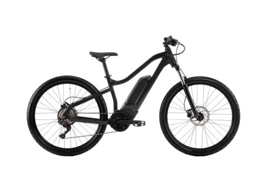 VTT électrique noir sans fond