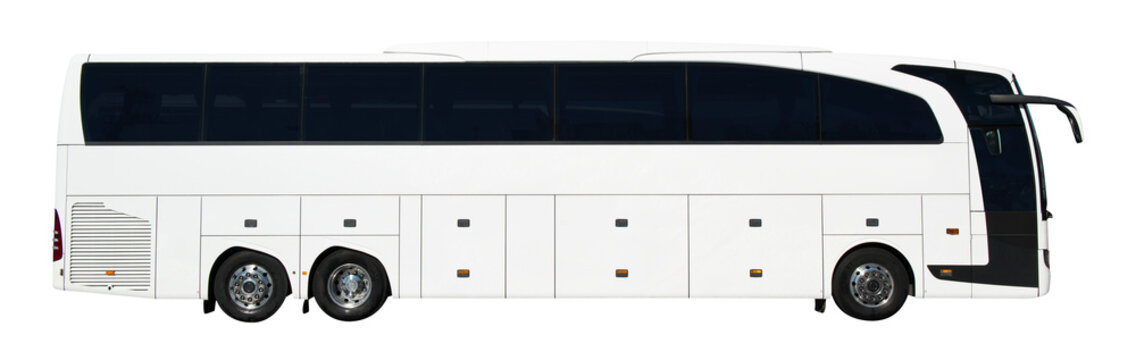 bus blanc moderne