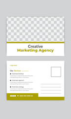 simple post card design.