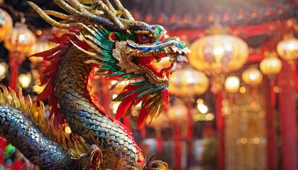 Naklejka premium Chinese New Year Dragon
