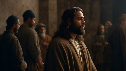 Fototapeta premium portrait of jesus 