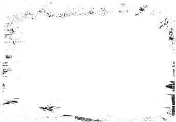 Obraz premium Glitch distorted grange shape . Noise grungy border frame . Trendy defect error shapes . Glitched frame .Grunge textured . Distressed effect .Vector shapes