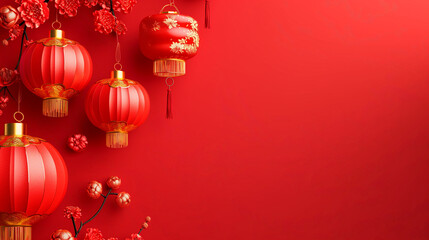 Happy chinese new year background. Year of the dragon. Lunar New Year 2024 Celebration