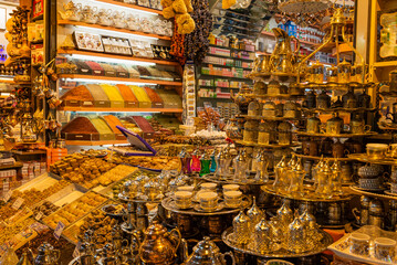 Inside the Grand Bazaar in Istanbul