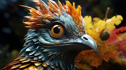 Anthropomorphic Animal Photo Generated with AI Tools