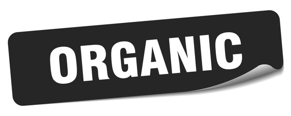 organic sticker. organic label