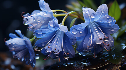 beauty flower Bluebell - obrazy, fototapety, plakaty