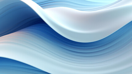 Blue waves pattern abstract background - ai generative
