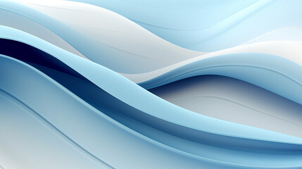 Blue waves pattern abstract background - ai generative