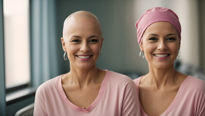 portrait of a woman with cancer smiling
